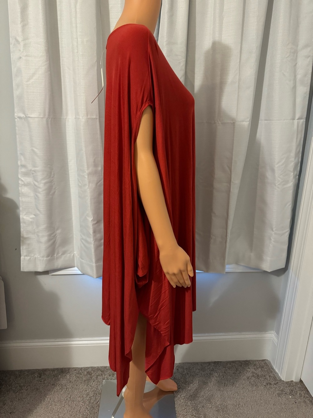 Cool Three Bird Nest WREN one size oversized tunic asymmetrical shirt dress new - Picture 4 of 7